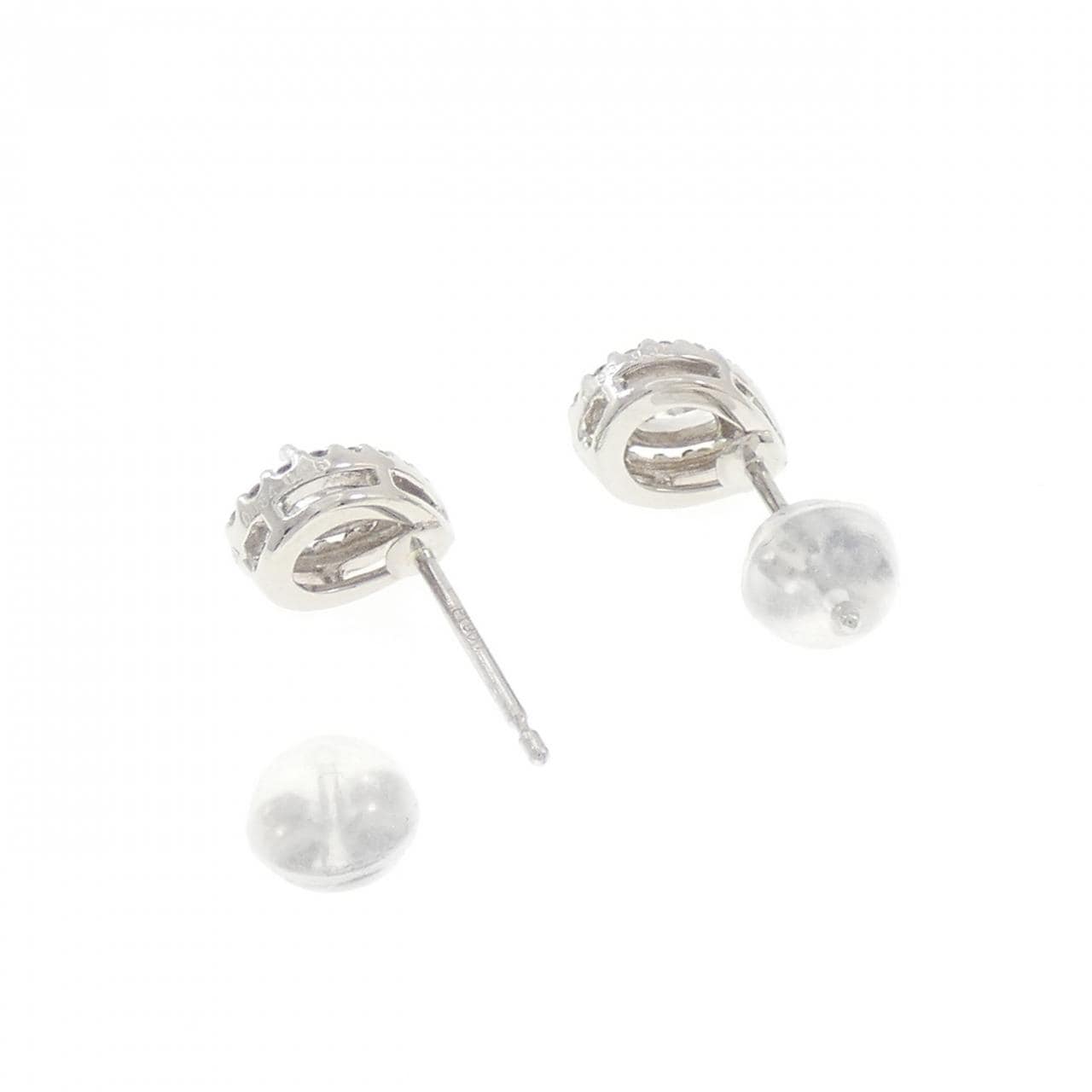 PT900 ダイヤモンド ピアス 0.497CT