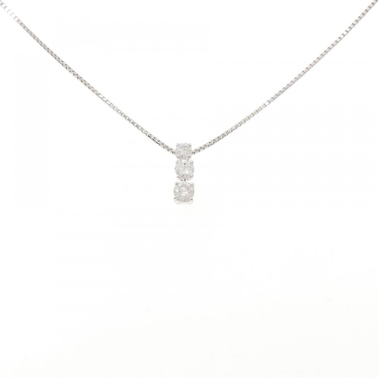 PT900/PT850 ダイヤモンド ネックレス 0.50CT