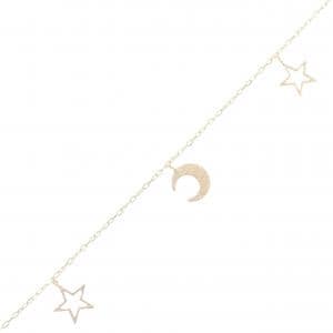 K10YG ムーン×スター ブレスレット