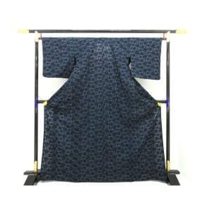 単衣　ＫＩＭＯＮＯ　ＭＯＤＥＲＮ　刺繍加工　バチ衿