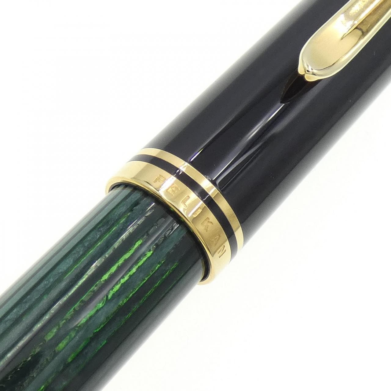 ペリカン スーベレーン800緑縞(EN刻印) 万年筆