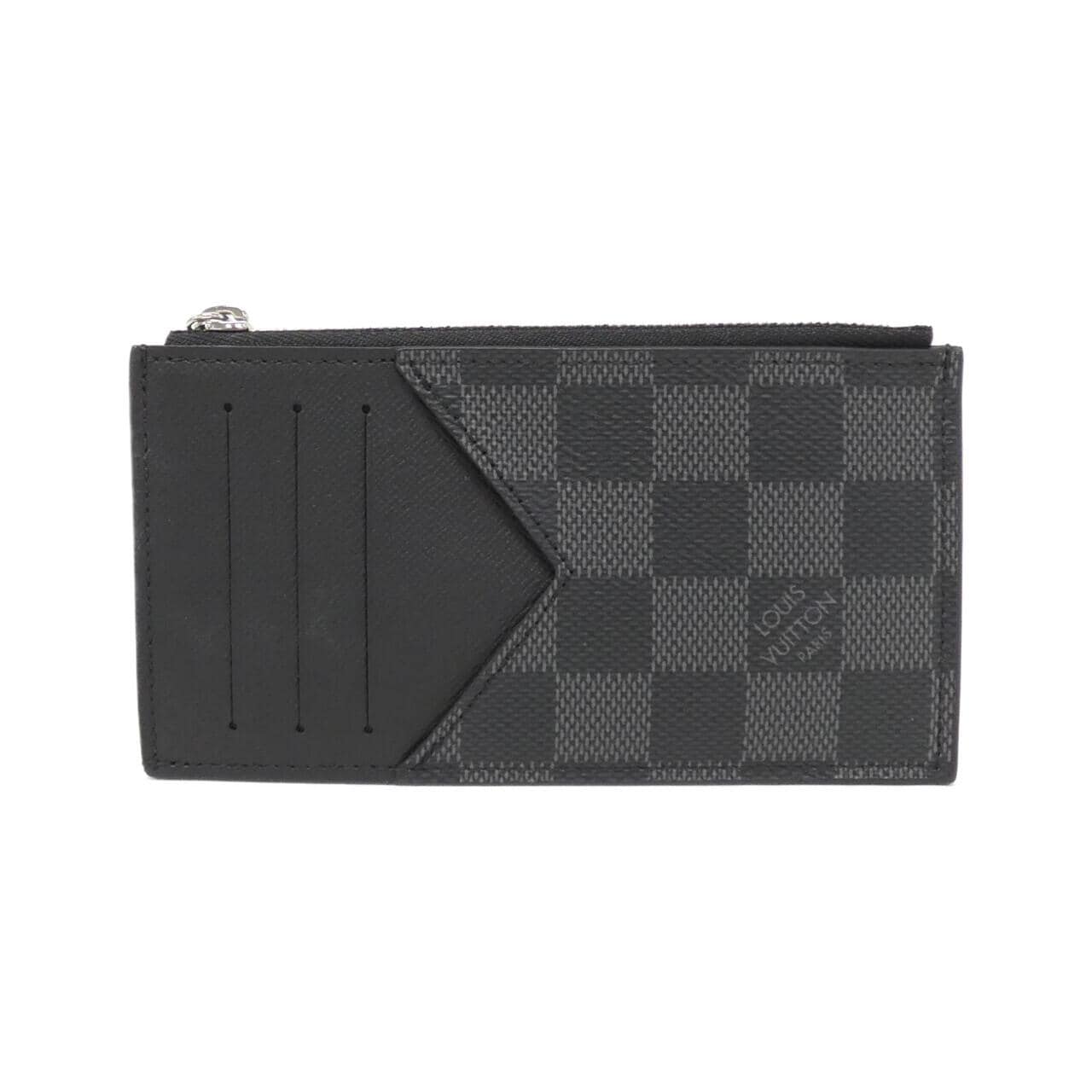 LOUIS VUITTON Damier Graphite Coin Card Holder N64038 Coin &amp; Card Case