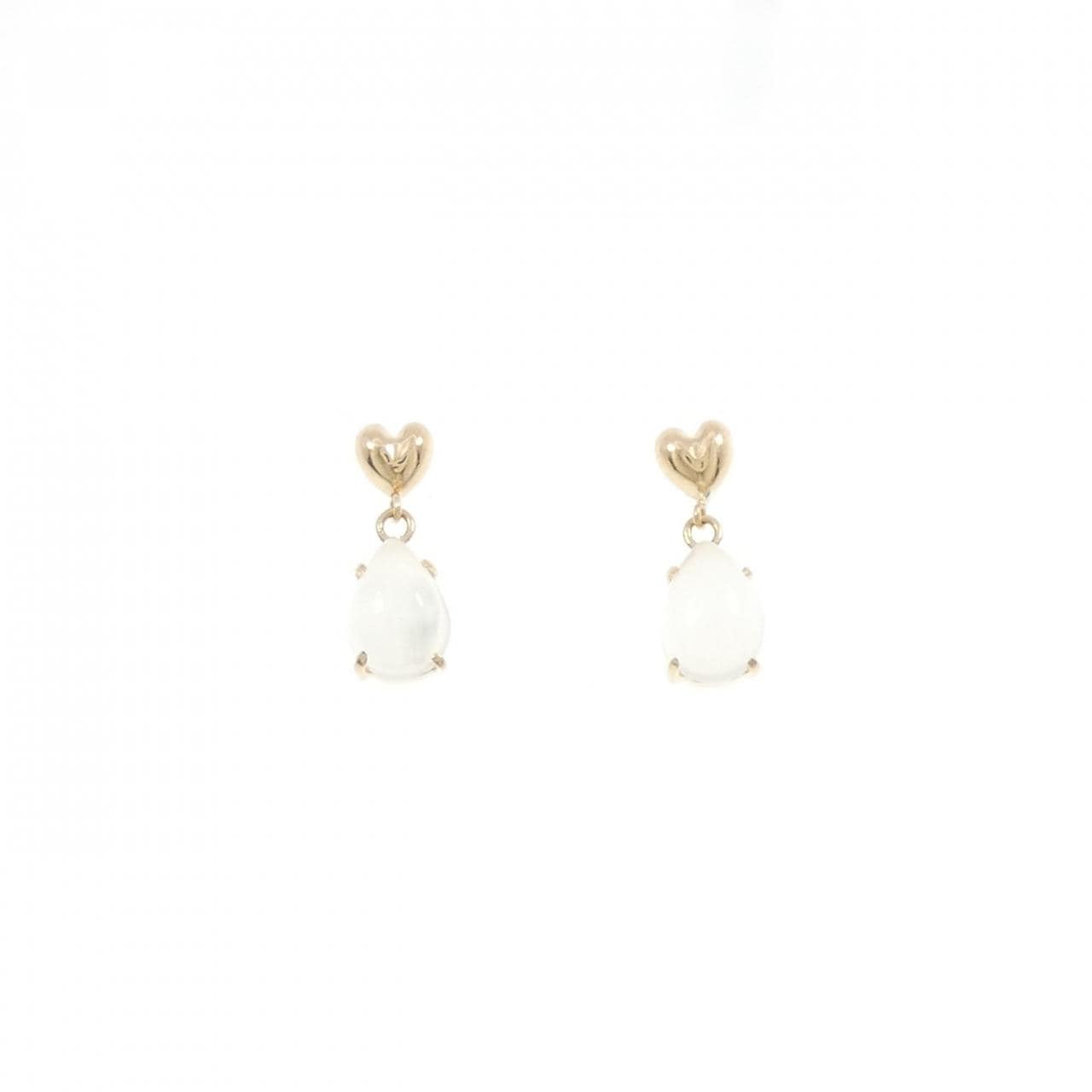 K18YG ムーンストーン ピアス