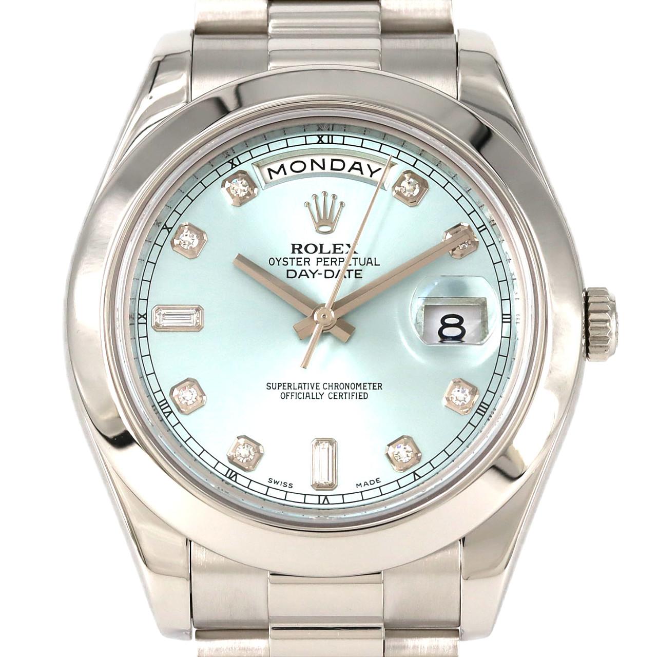 ロレックス デイデイトⅡ 218206A PT 自動巻 ランダム番