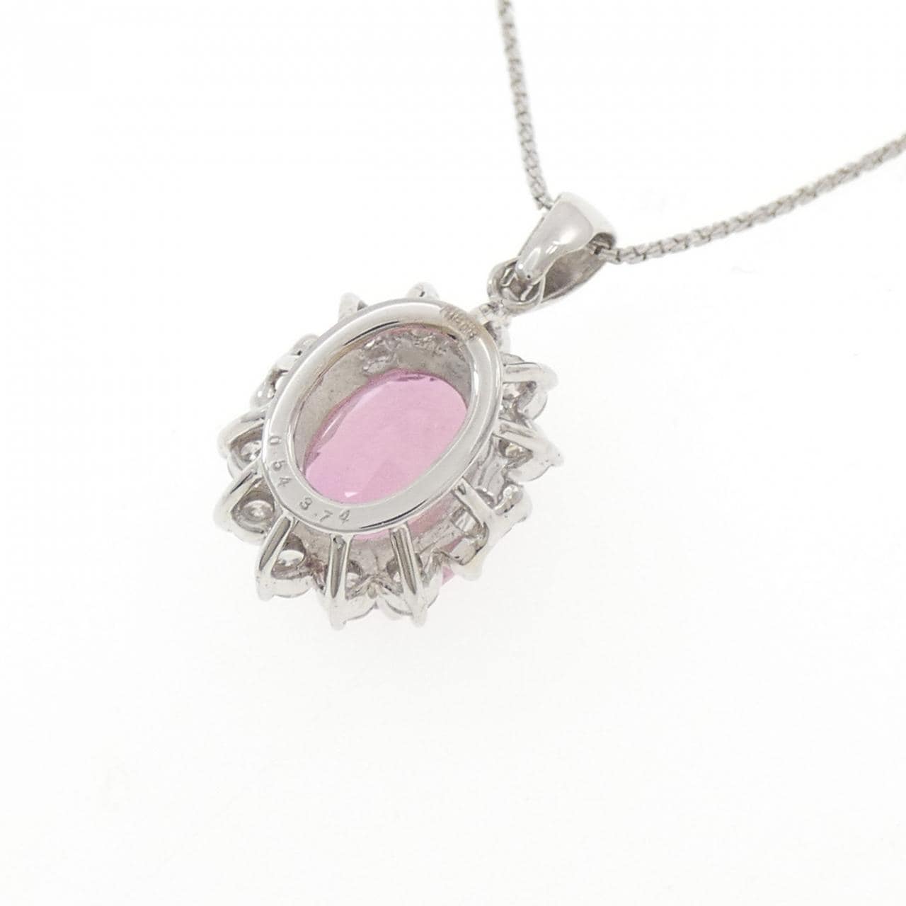 K18WG トルマリン ネックレス 3.74CT