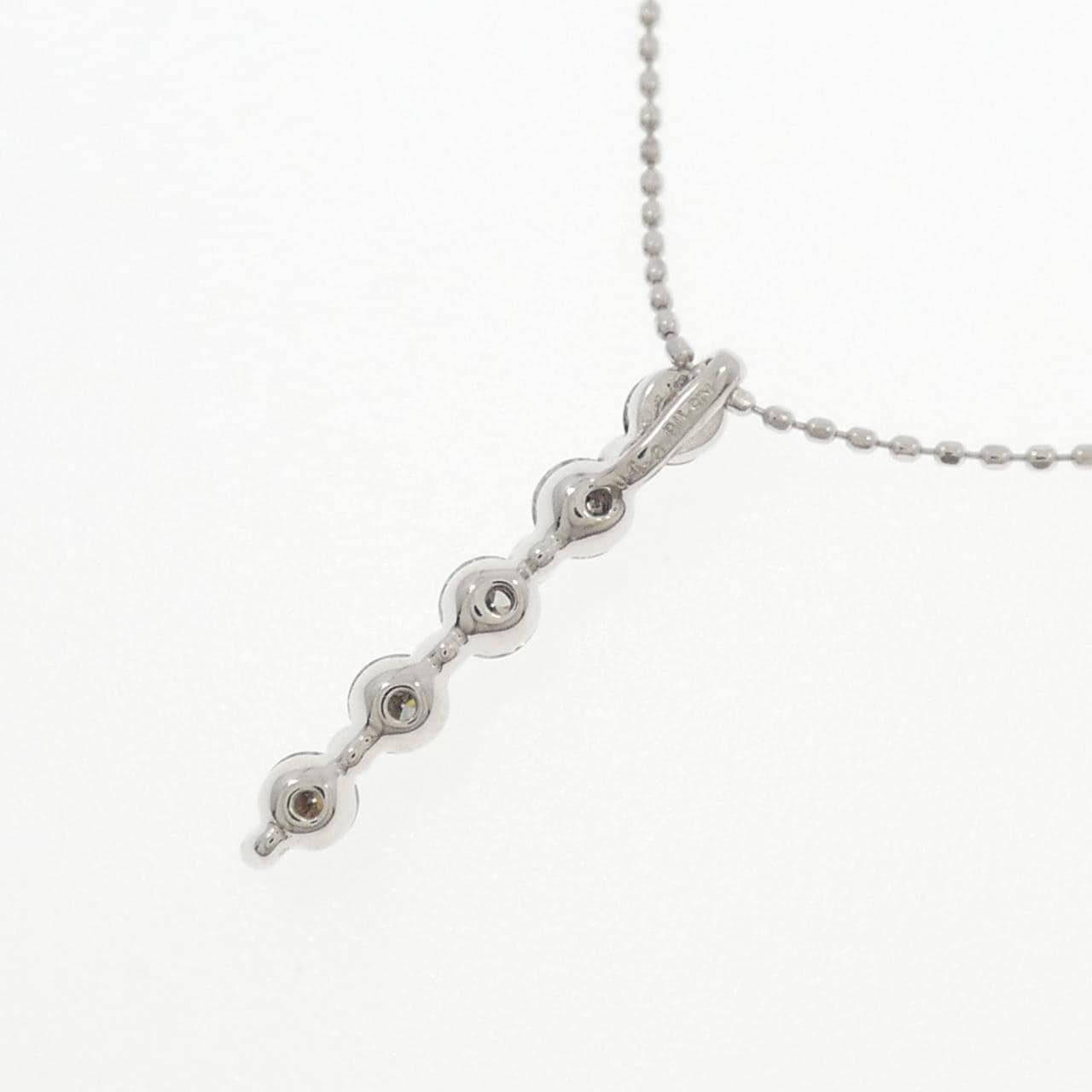 K18WG ダイヤモンド ネックレス 0.56CT