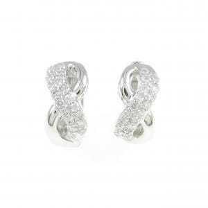 K18WG ダイヤモンド イヤリング 0.30CT