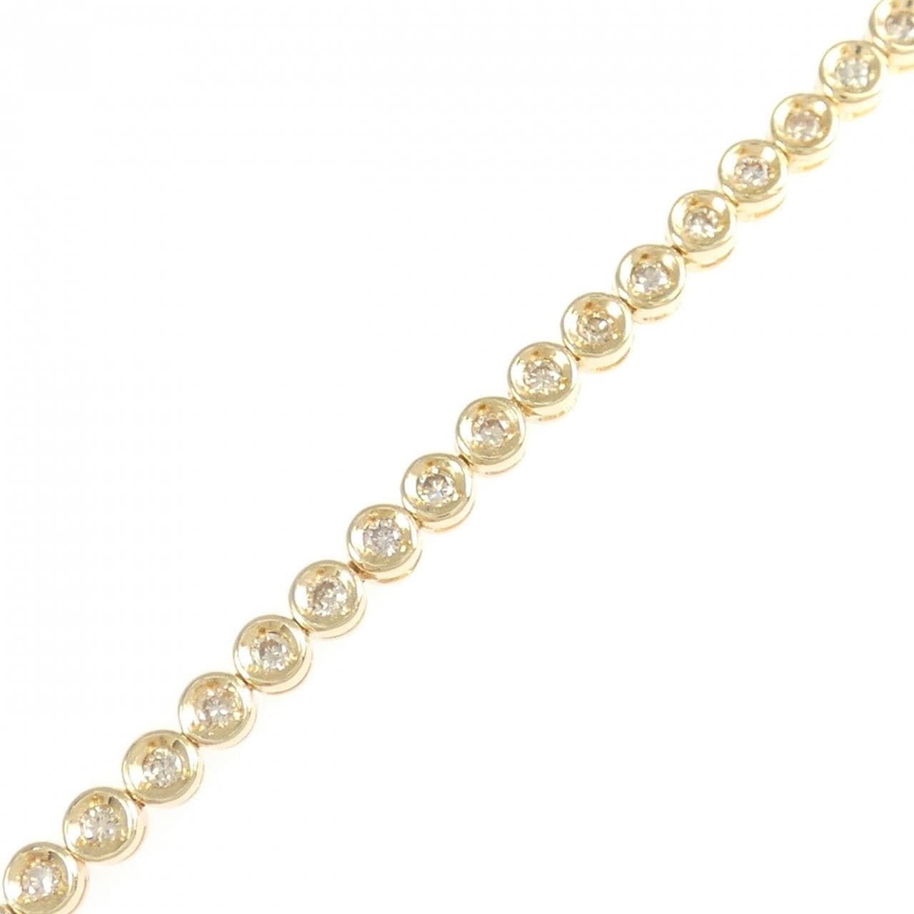 K18YG ダイヤモンド ブレスレット 1.00CT