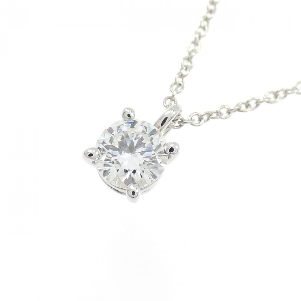ティファニー ソリティア ネックレス 0.50CT J VVS1 3EXT