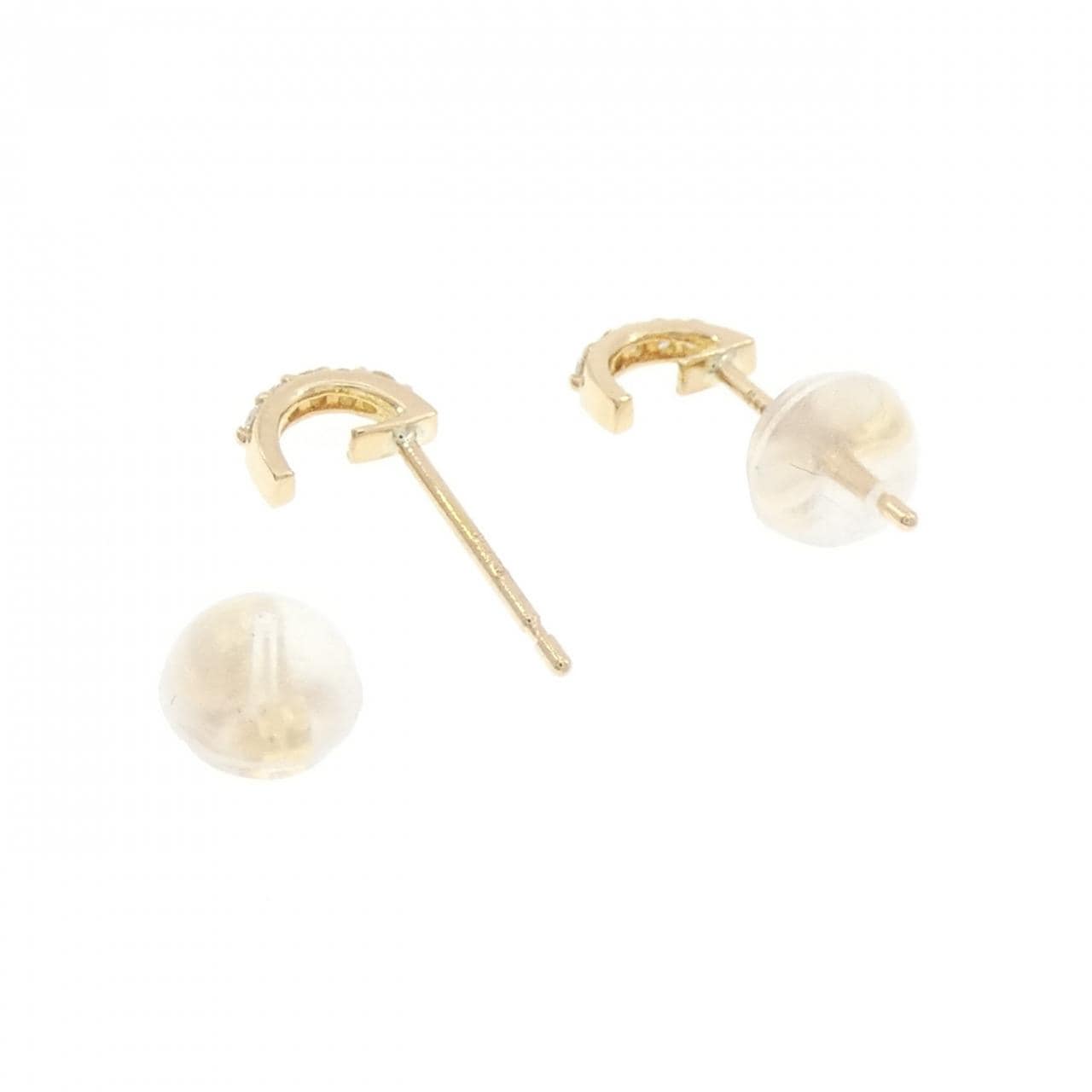 シエナ ロゼ ダイヤモンド ピアス 0.06CT