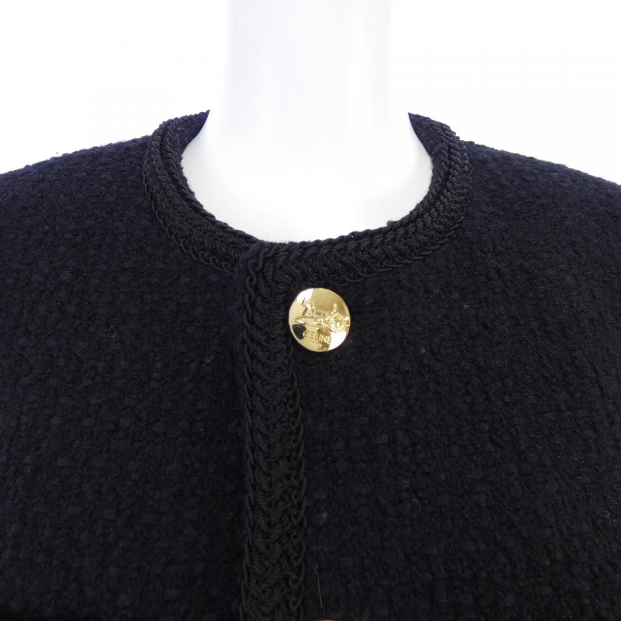 セリーヌ CELINE シャスールジャケット 2V00C764L ノーカラージャケット