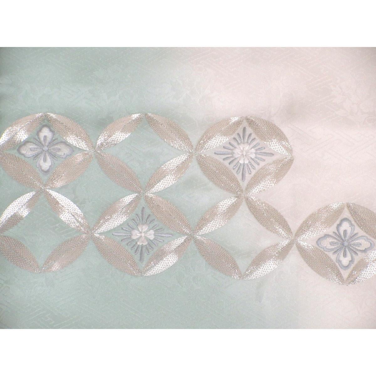 【未使用品】訪問着　ボカシ染　刺繍入り