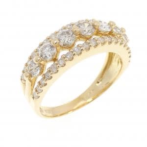 K18YG ダイヤモンド リング 1.00CT