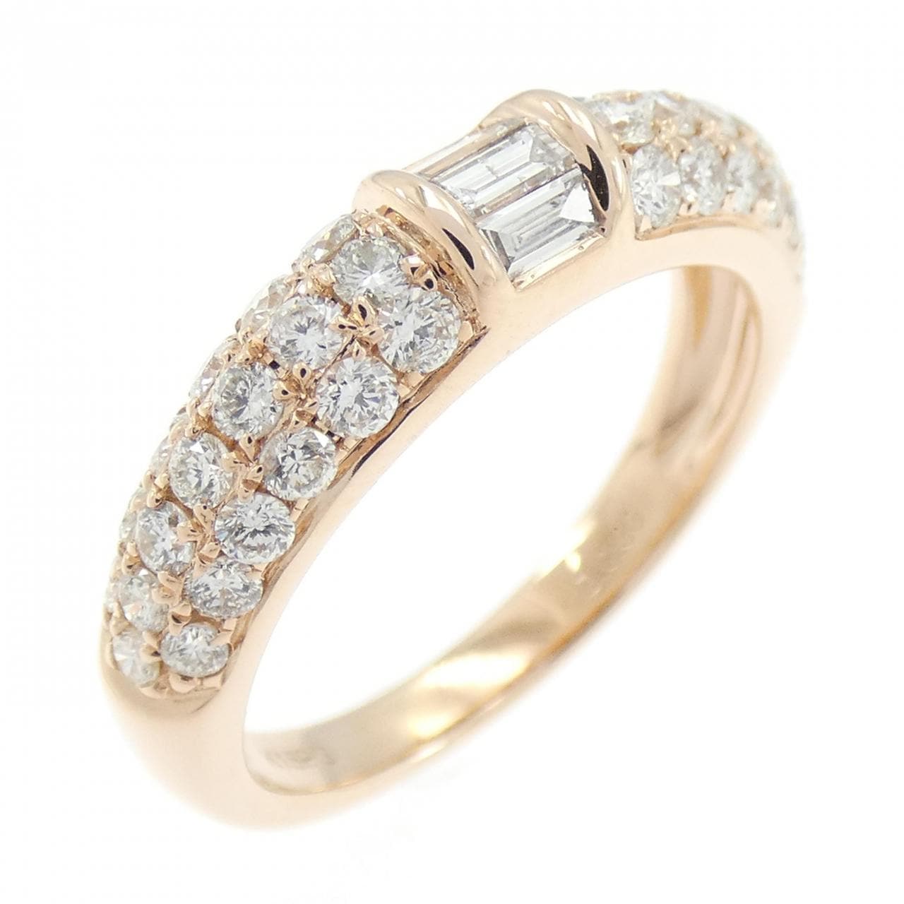 K18PG ダイヤモンド リング 0.80CT