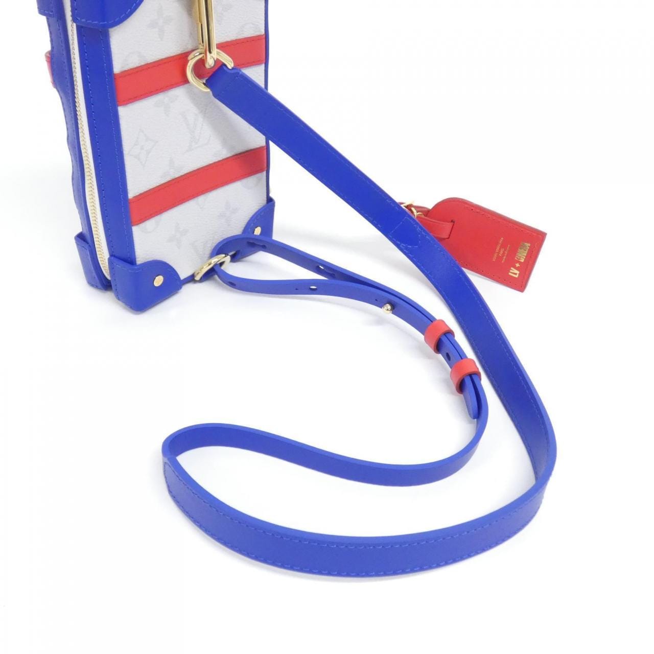 ルイヴィトン モノグラム ホワイト (LVxNBA) ソフトトランク フォーンボックス M80101 バッグ