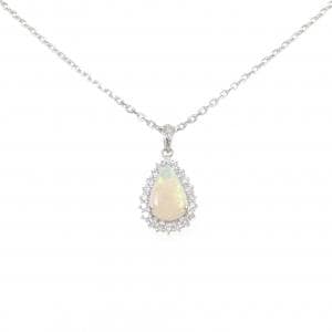 PT900/PT850 オパール ネックレス 2.13CT