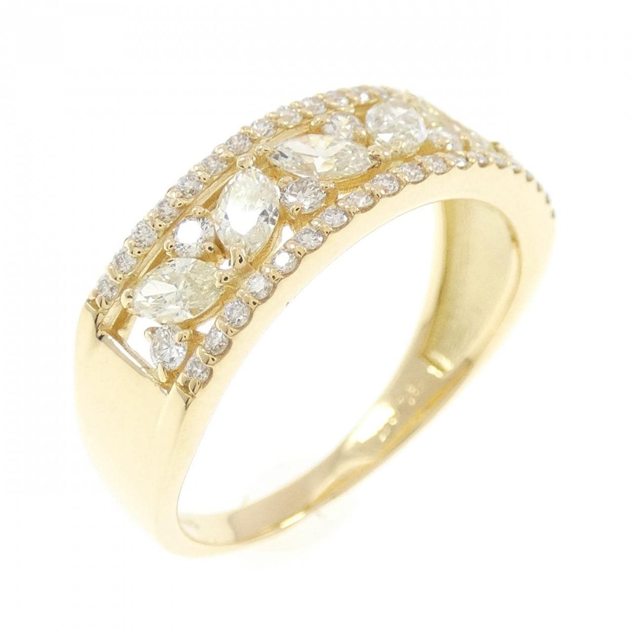 【新品】K18YG ダイヤモンド リング 0.75CT