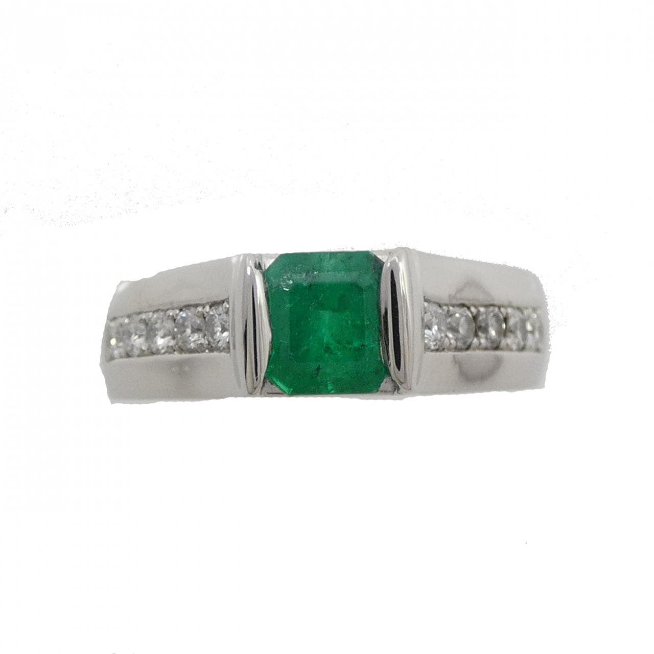 PT900 エメラルド リング 0.73CT