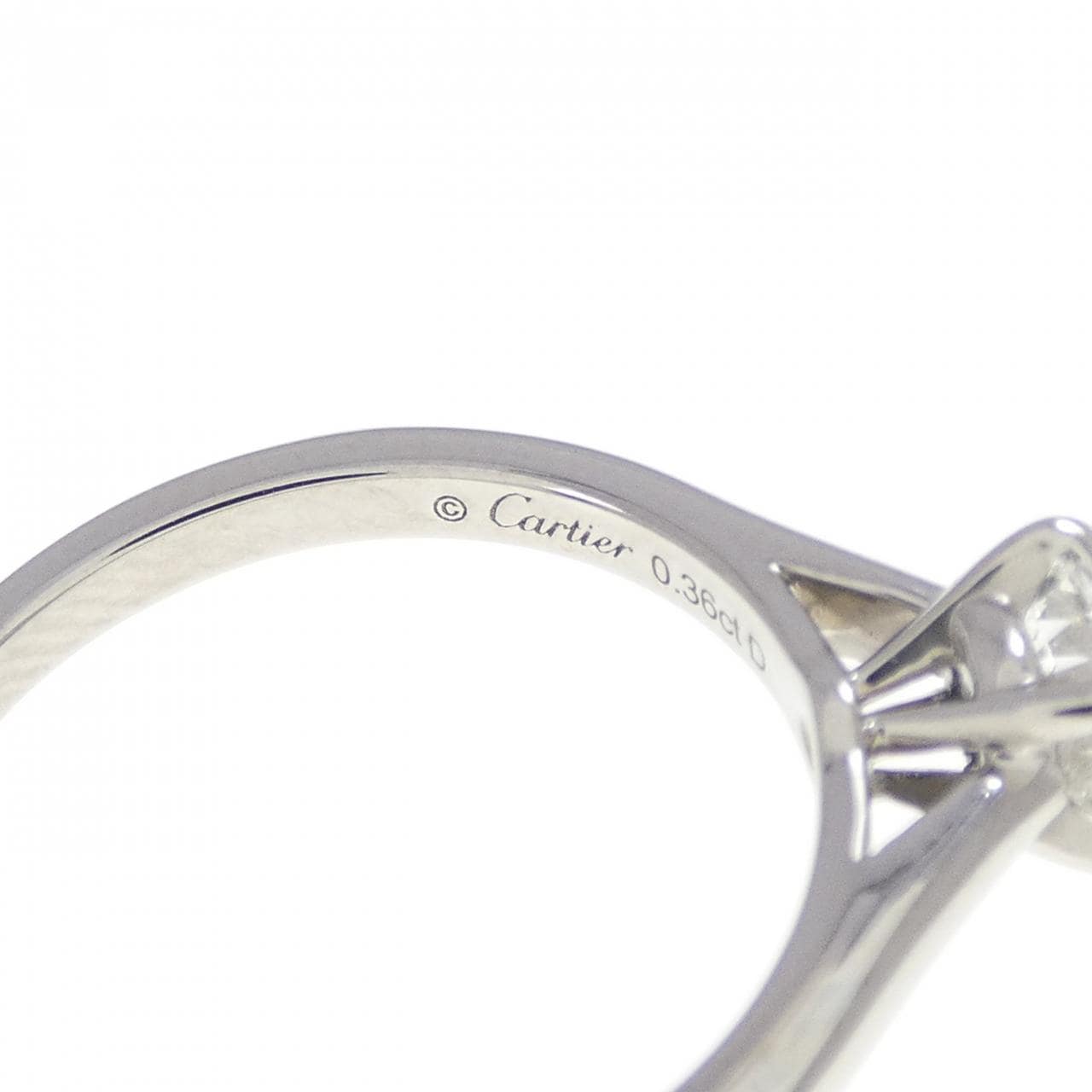 カルティエ 1895 ソリテール リング 0.36CT