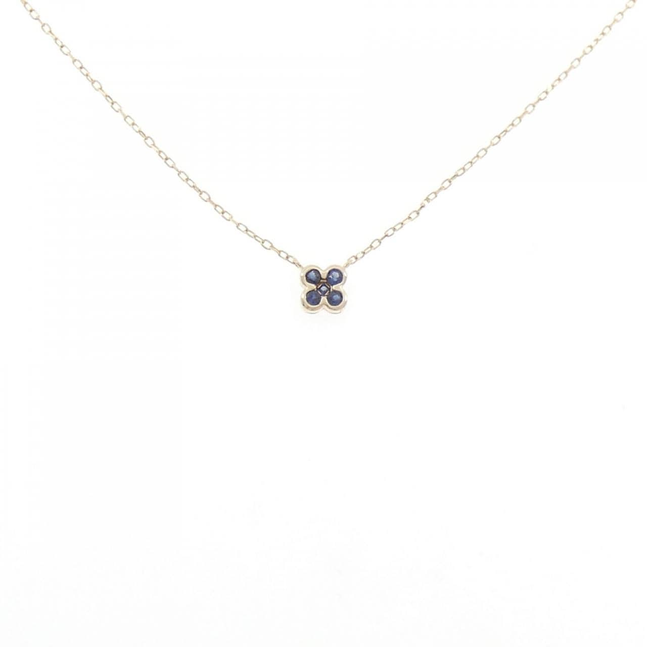 K10YG サファイヤ ネックレス