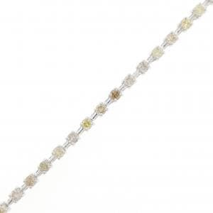 K18WG ダイヤモンド ブレスレット 1.00CT