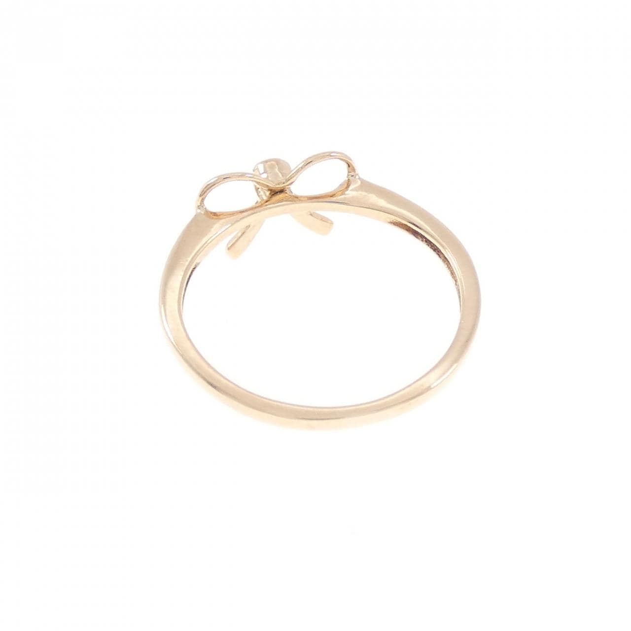 フォリフォリ リボン ダイヤモンド ピンキーリング 0.02CT