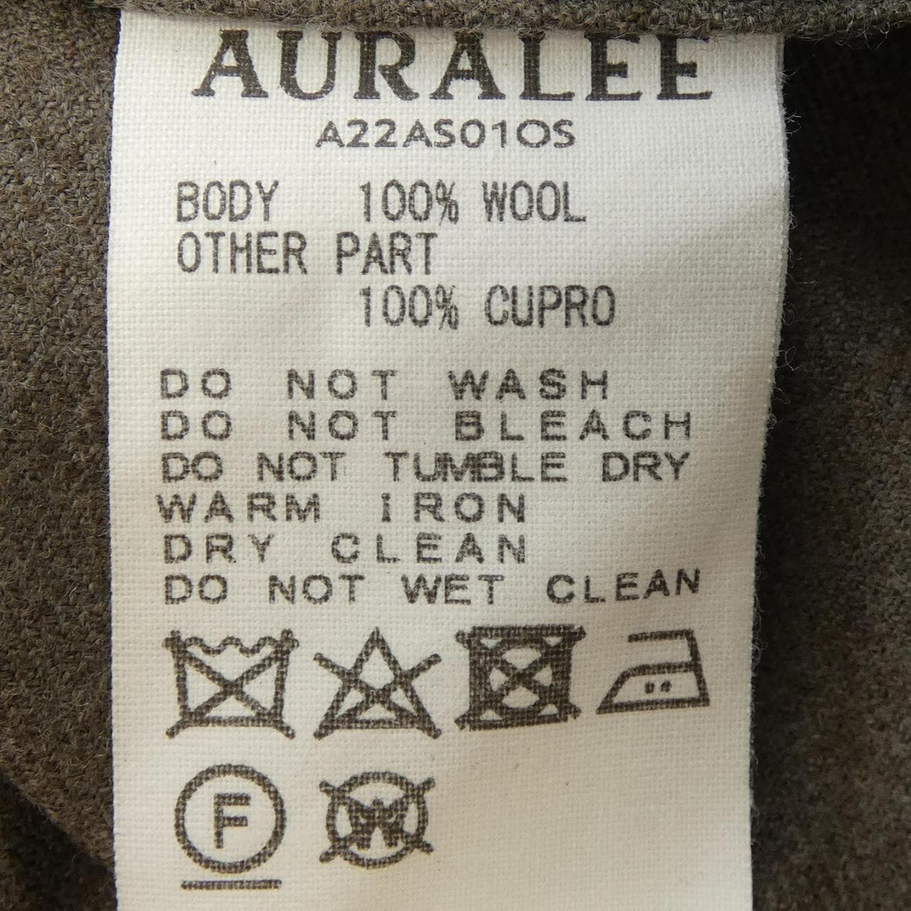 オーラリー AURALEE A22AS01OS シャツ