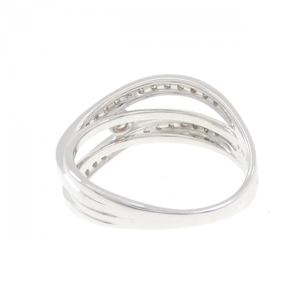 K18WG ダイヤモンド リング 0.30CT