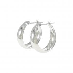 【新品】K18WG フープ ピアス