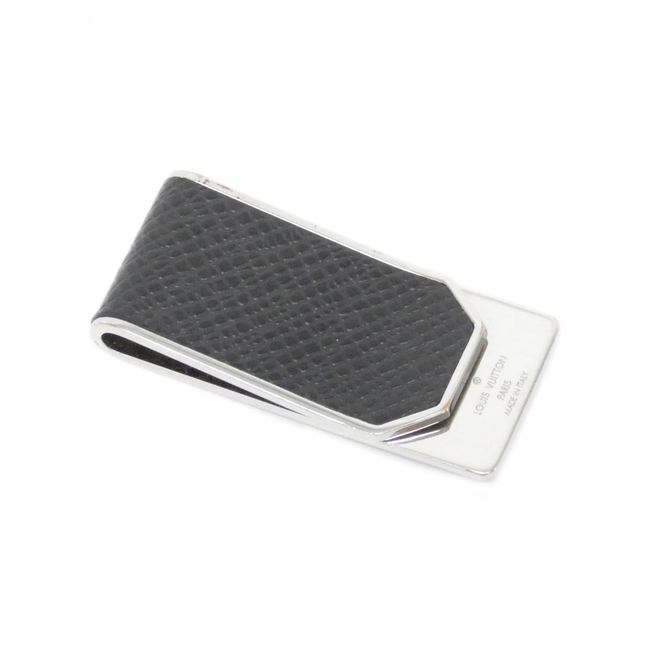 LOUIS VUITTON Taiga Pens à Bier Neo LV Club M63069 Money Clip