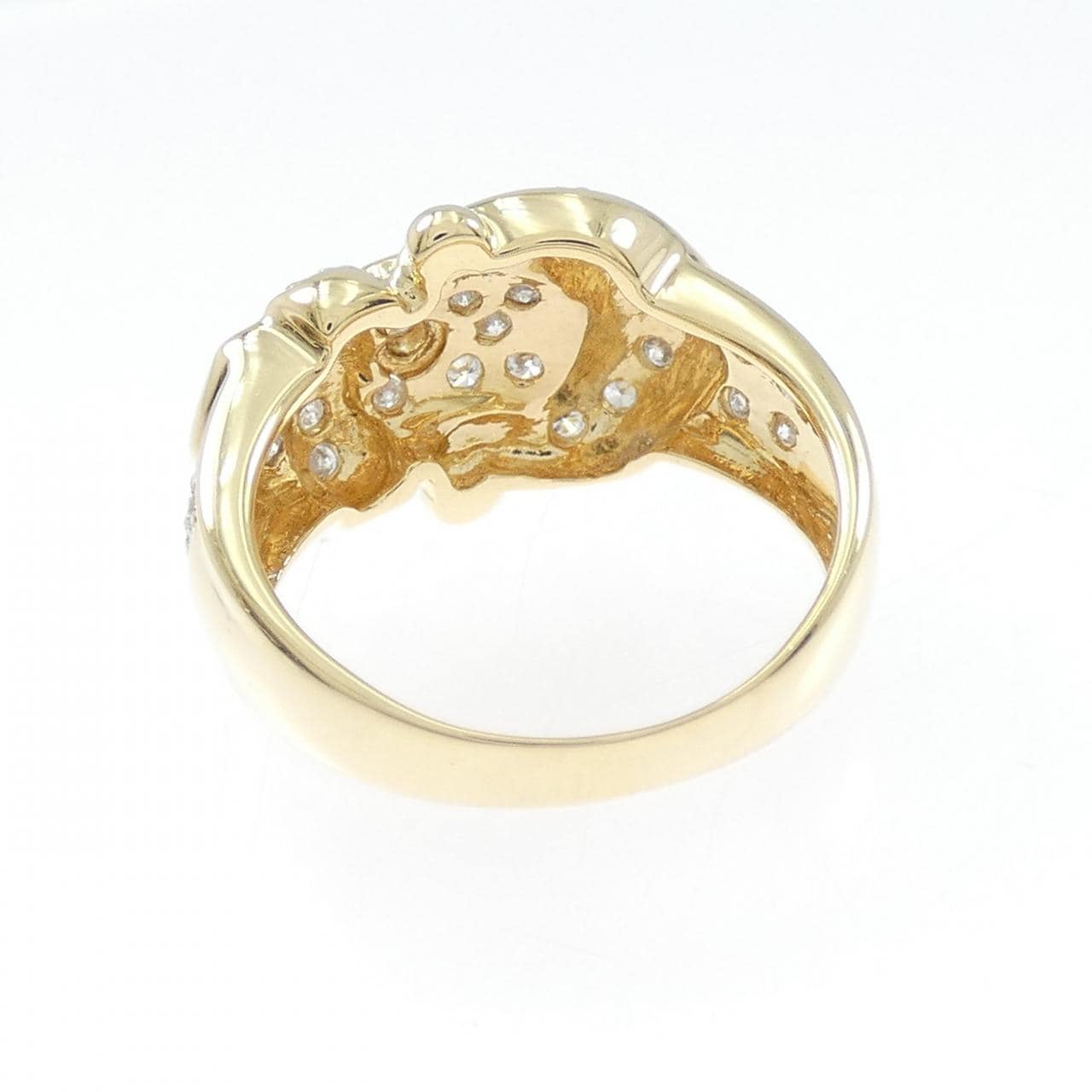 K18YG/K18WG ダイヤモンド リング 0.50CT