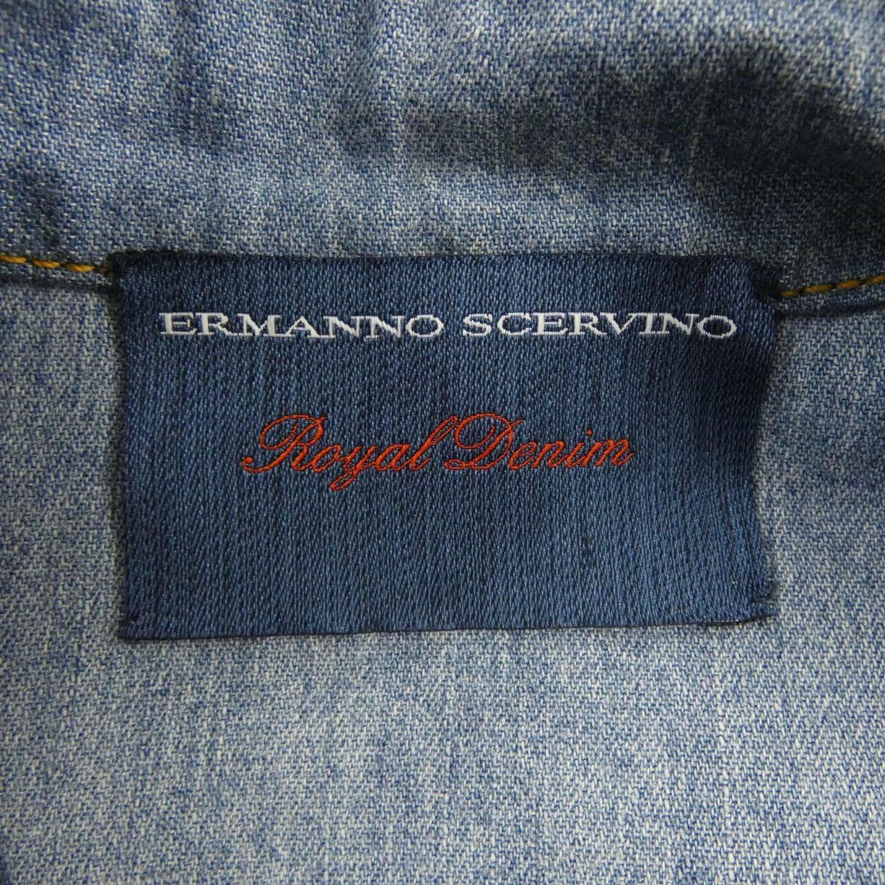 エルマンノシュエルビーノ ERMANNO SCERVINO レザーライダースジャケット