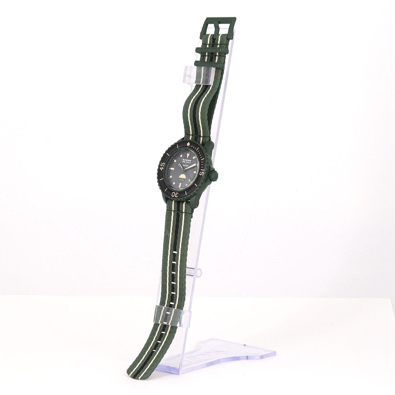 スウォッチ スウォッチ×ブランパン･フィフティファゾムス グリーンアビス S035G100 その他 自動巻