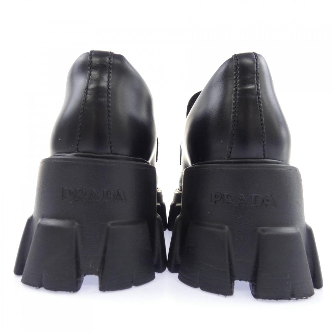 プラダ PRADA モノリス ローファー トライアングルロゴ 1D649M シューズ