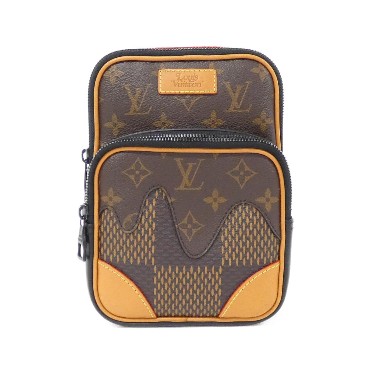 LOUIS VUITTON Damier Giant（LV Squared）亞馬遜郵差包 N40357 單肩包