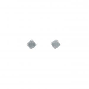 K18WG アクアマリンキャッツアイ ピアス