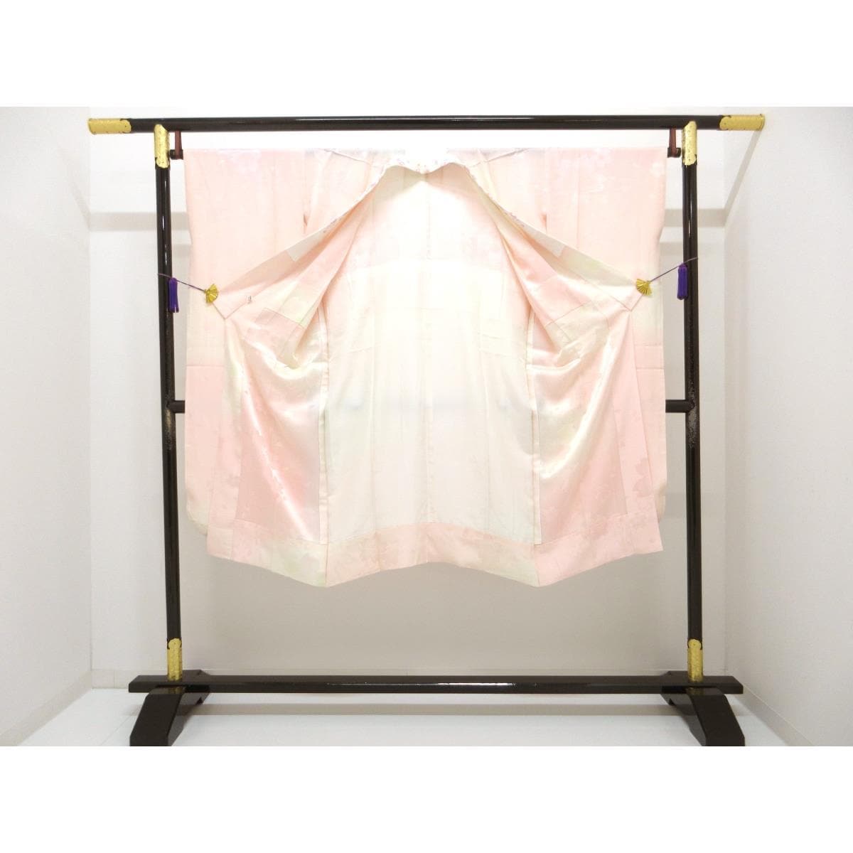 長襦袢　振袖　ボカシ染