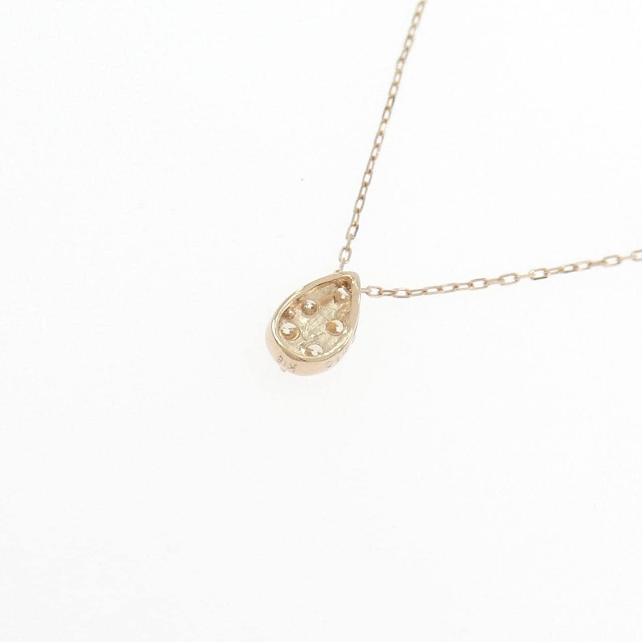 K18PG ダイヤモンド ネックレス 0.10CT