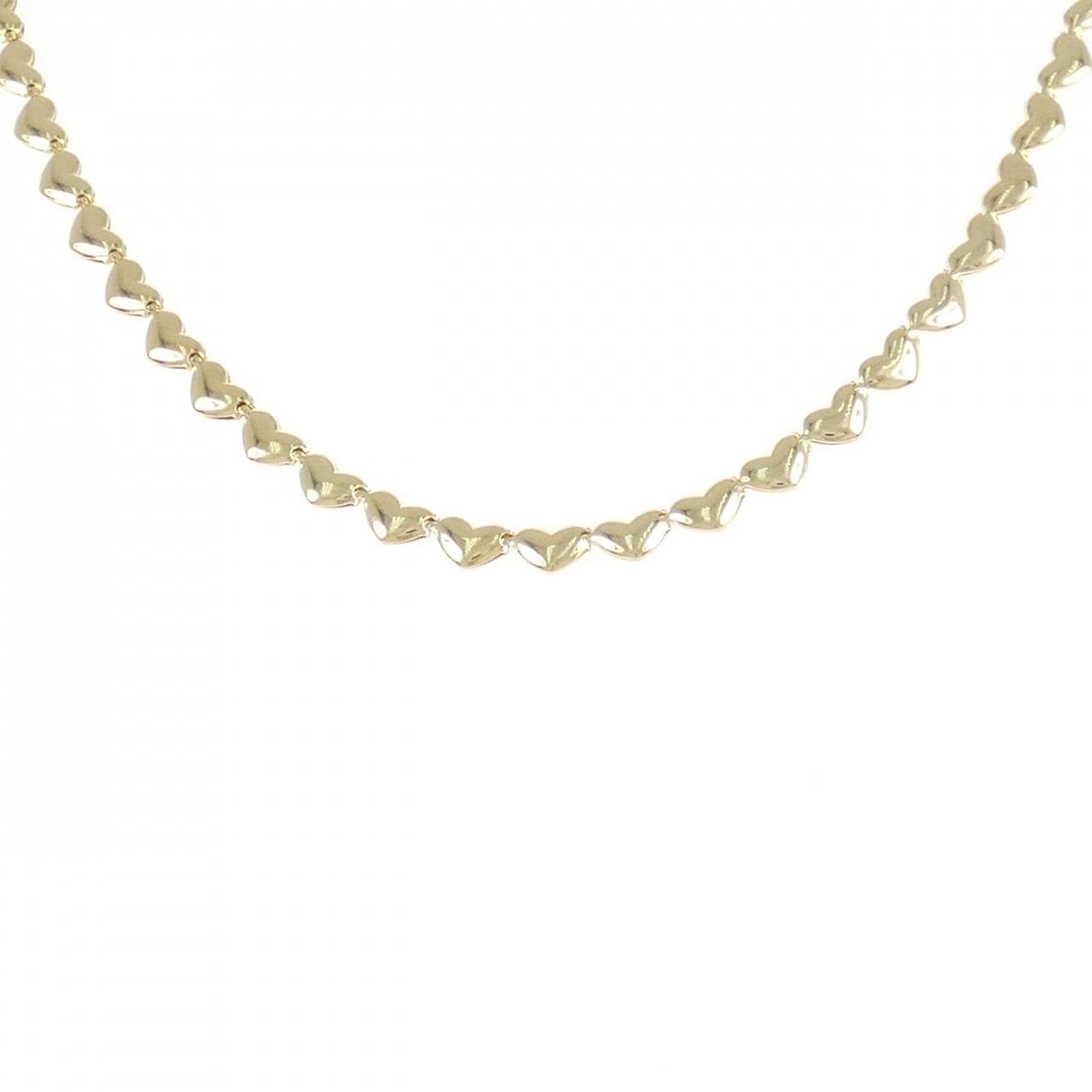 K18YG ハート ネックレス