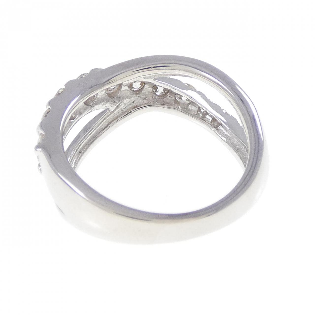 K18WG ダイヤモンド リング 0.50CT
