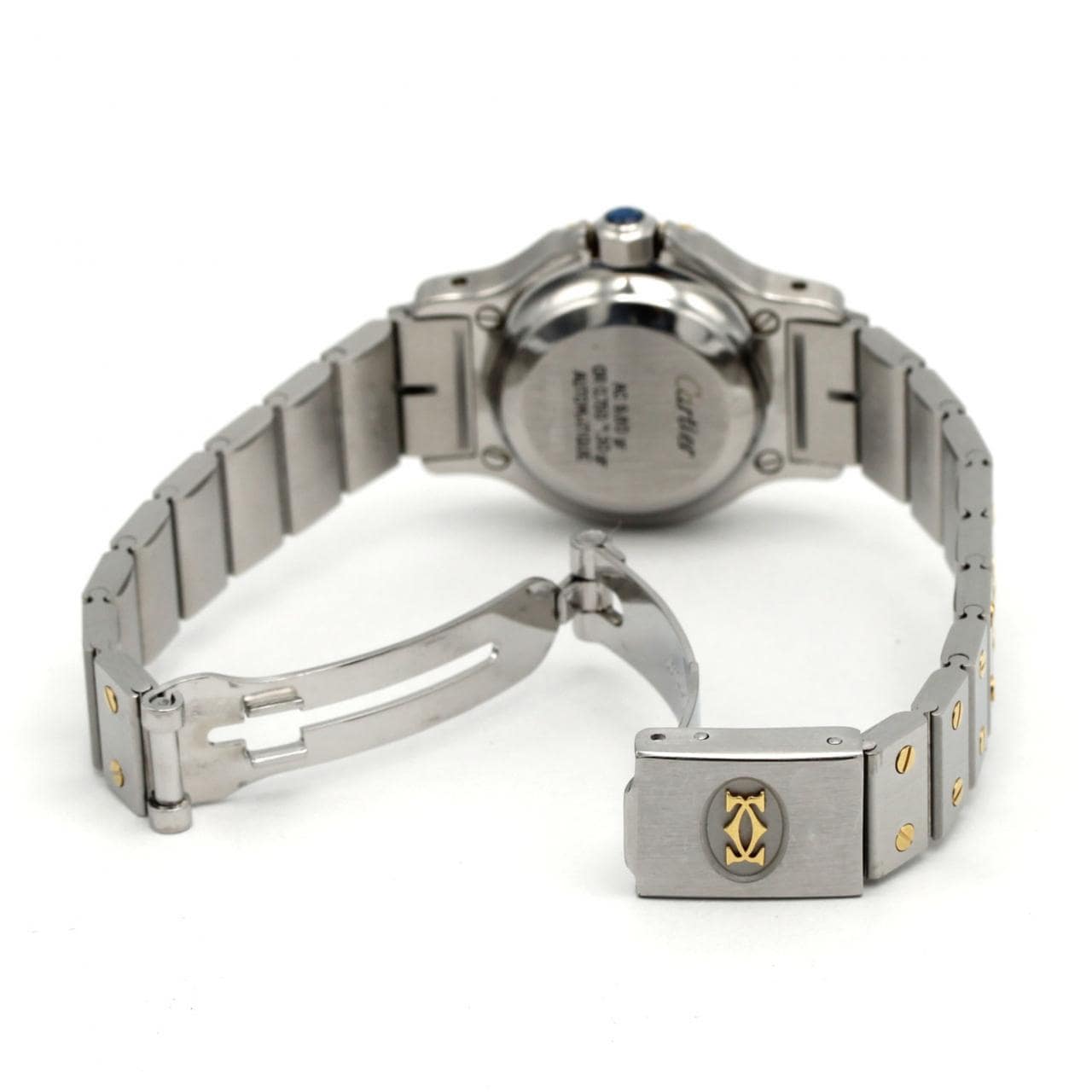 【ノーメンテナンス還元価格】カルティエ サントスオクタゴンSM コンビ SSxYG 自動巻