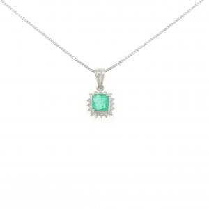 PT/PT850 エメラルド ネックレス 0.47CT