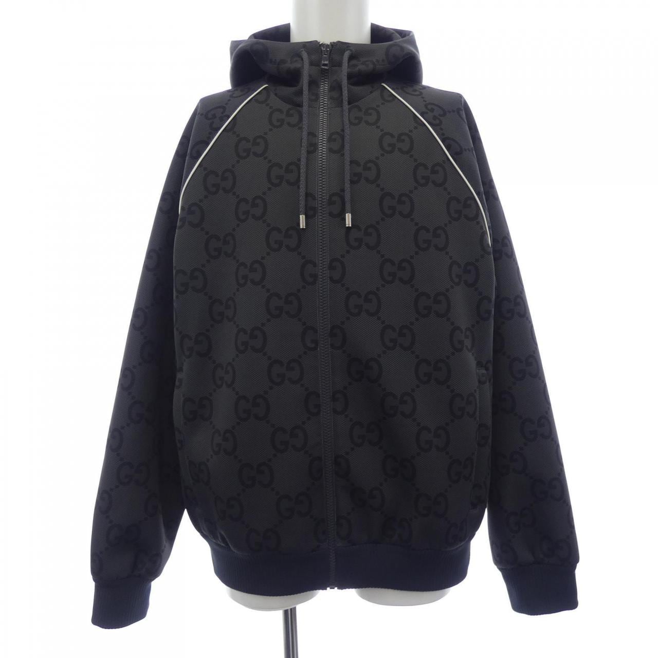 グッチ GUCCI ウェブ ストライプ付き ジャンボGG ジップジャケット 771619 XJF52 ブルゾン