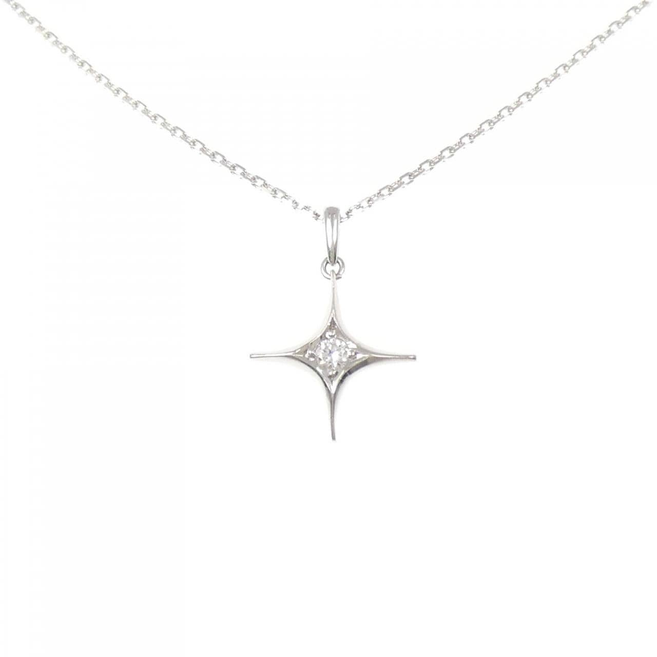 PT900钻石项链 0.08克拉