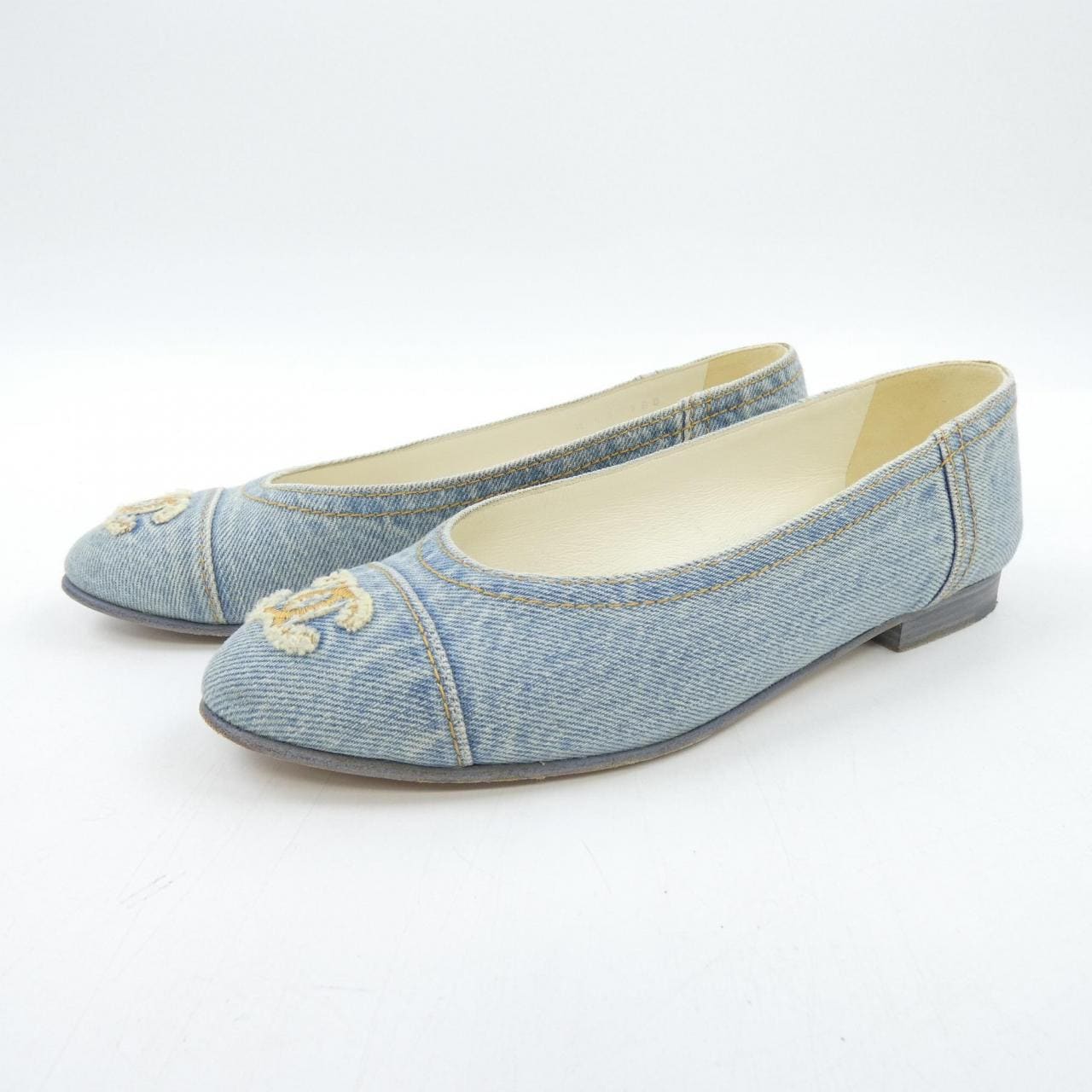 シャネル CHANEL G35780X53308 フラットシューズ