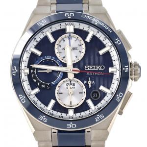 セイコー アストロンGPS 電波時計 5X83-0AA0/SBXC181 TIxセラミック ソーラークォーツ