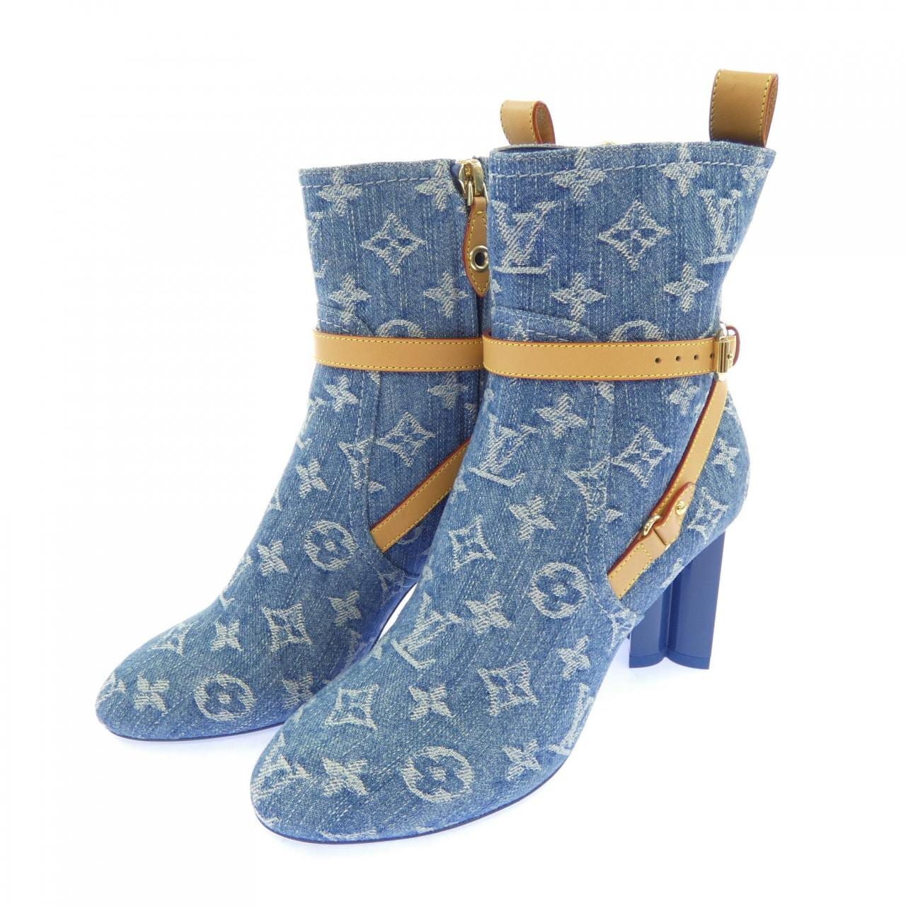 ルイヴィトン LOUIS VUITTON アンクルブーツ シルエットライン ブーツ