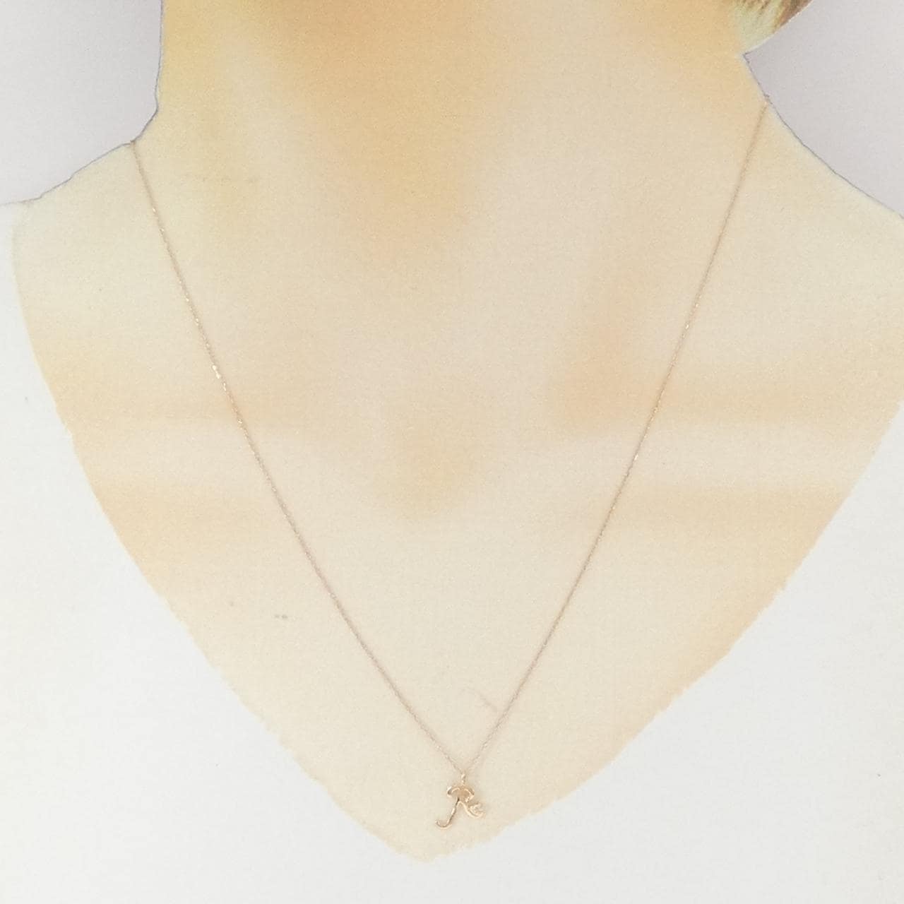 K10PG ダイヤモンド ネックレス 0.01CT