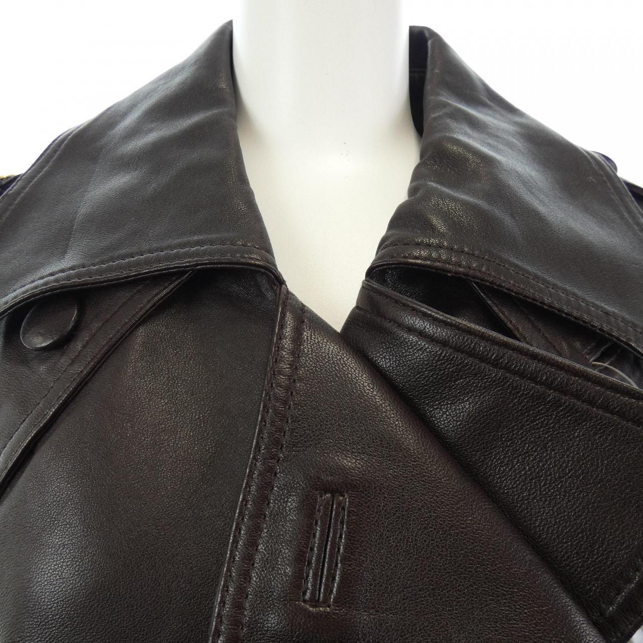 coach COACH leather coat