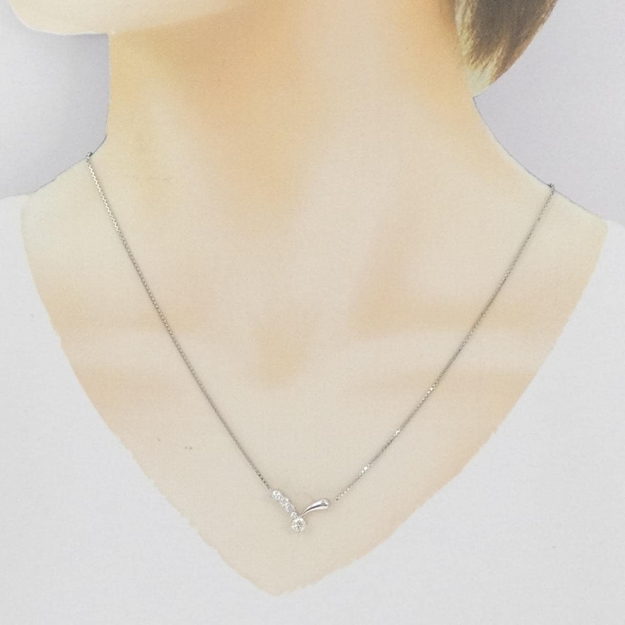 PT900/PT850 ダイヤモンド ネックレス 0.51CT